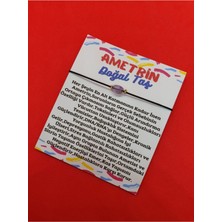 Doğal Taş Dünyası Ametrin Doğal Taş Ip Ayarlamalı Bileklik