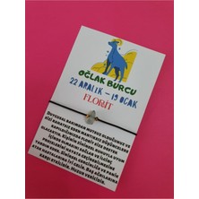 Doğal Taş Dünyası Oğlak Burcu Florit Doğal Taşlı Ip Burç Bilekliği