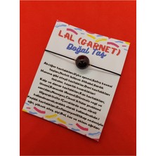 Doğal Taş Dünyası Lal (Garnet) Taşı Bileklik 12MM Orijinal Doğal Taş