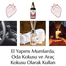 Alze Kimya Yoğun Çilek Esansı Mum ve Buhurdanlık Için 10,20,30 ml