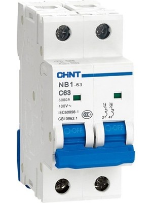 Chint Nb1 2 Kutup 10KA C/10A Otomatik Sigorta