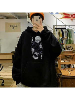 Touz Moda Anime Jujutsu Kaisen Oversize Hoodie