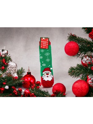 Touz Moda Yılbaşı Desenli Çorap