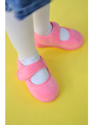 First Step Gülkurusu Kız Çocuk Cırt Cırtlı Babet -F-741 Yumuşak Tabanlı Güvenli Ayakkabı