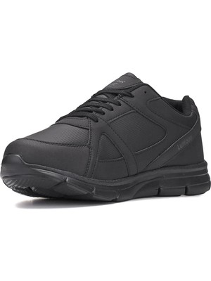 Lutton Unisex Büyük Numara 36-48 Siyah Extra Hafif Comfort Spor Ayakkabı