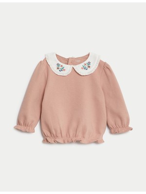 Marks & Spencer Çiçek Desenli Sweatshirt