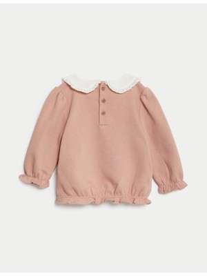 Marks & Spencer Çiçek Desenli Sweatshirt