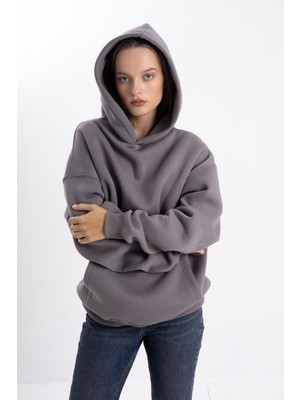 Pull The Hood Unisex Oversize Carmelite Kapüşonlu Sweatshirt