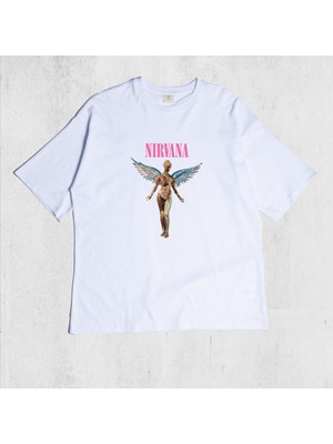 Pull The Hood Unisex Oversize Nirvana Tshirt