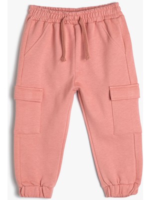 Koton Basic Kargo Jogger Eşofman Altı Cepli Beli Lastikli