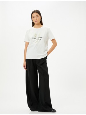 Koton Baskılı Tişört Kısa Kollu