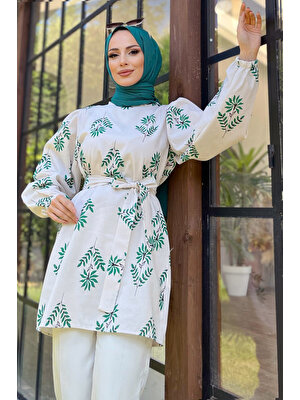 Tofisa 11552-YESIL Tunik