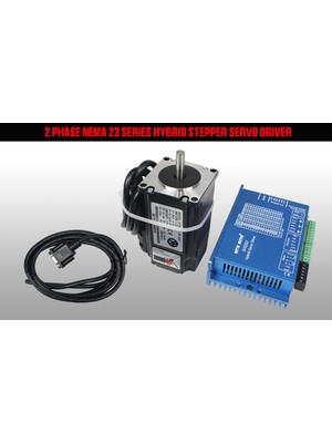 Sense Rattm Motor 57HSE76-2N-D25 Cnc NEMA23 2n.m 288OZ-IN Kapalı Döngü Servo Motor KITLERI,HSS57 Hibrit Servo Sürücü