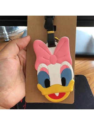 Betty Becky Disney Karikatür Bebek Çit Mickey Mouse Bavul Kımlık Adres Tutucu Bagaj Yatılı Etiketler Taşınabilir Etiket Seyahat Bagaj Pvc Etiketi (Yurt Dışından)