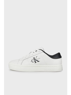 Calvin Klein Deri Sneaker Ayakkabı YW0YW014440GM Bayan Ayakkabı YW0YW01444 0gm