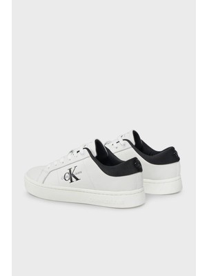 Calvin Klein Deri Sneaker Ayakkabı YW0YW014440GM Bayan Ayakkabı YW0YW01444 0gm