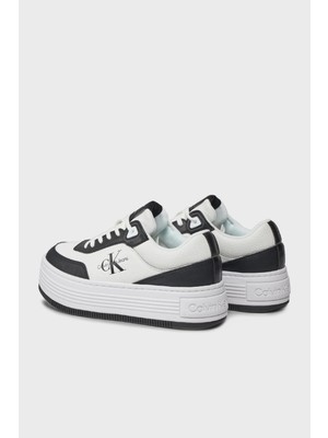 Calvin Klein Logolu Kalın Tabanlı Sneaker Ayakkabı YW0YW013160GM Bayan Ayakkabı YW0YW01316 0gm