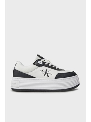 Calvin Klein Logolu Kalın Tabanlı Sneaker Ayakkabı YW0YW013160GM Bayan Ayakkabı YW0YW01316 0gm