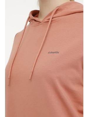 Kinetix Wb Hoodie 17SN83 3 Pr Gül Kurusu Kadın Sweatshirt