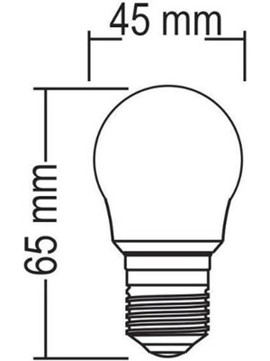 Forlife 1 Watt Kırmızı Renkli Gece Lambası - 7 Adet