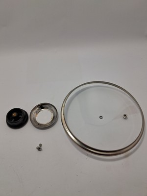 Unıversal 18CM Cam Kapak ve Tutamağı