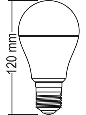 Forlife 12 Watt Dimli E27 Ampul - 4 Adet