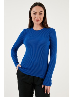 Fashion Friends Slim Fit Bisiklet Yaka Kazak Bayan Kazak 23K0290K1