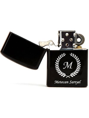 Ozka Leather Collection Kişiye Özel Isimli Benzinli Metal Çakmak