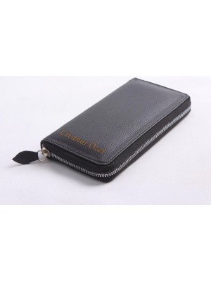 Ozka Leather Collection Kişiye Özel Telefon Bölmeli Deri Cüzdan - Anahtarlık Hediyeli!