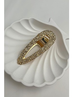 Modex Altın Rengi Tırtıklı Yan Toka (Ölçü:6,5 Cm)