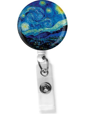 Stormistoretr Starry Night Yoyo Yaka Kartı Yoyo Kartlık