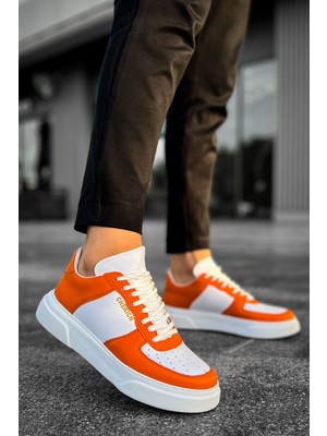 Chekich CH087 Fbt Kenton Erkek Ayakkabı Beyaz/turuncu
