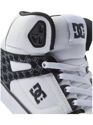 DC Shoes ADYS400043 Pure High Top Wc Black/white Monogram Erkek Sneaker