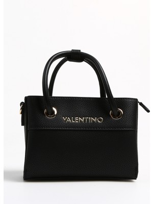 Valentino Siyah Kadın 21X15 X9 cm El Çantası VBS5A805001