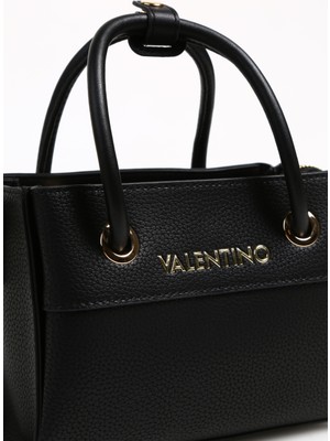 Valentino Siyah Kadın 21X15 X9 cm El Çantası VBS5A805001