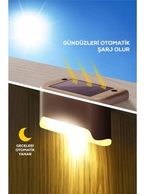 DEMPOWER 4 Adet Güneş Enerjili Mini LED Lamba