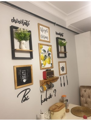 Woodhub Ahşap Terekli Mutfak Dekor