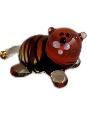 El Yapımı Mini Murano Cam Kunduz Biblo A152-03