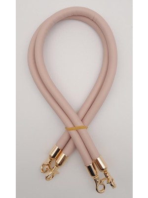 Angel Çanta Aksesuar Çift Kordon Çanta Sapı Pudra Renk Light Gold Metalli
