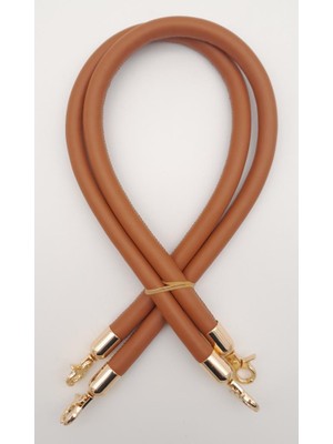 Angel Çanta Aksesuar Çift Kordon Çanta Sapı Taba Renk Light Gold Metalli