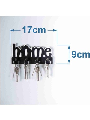 Pey Aksesuar Home Ahşap Duvar Dekoru Anahtar Askısı