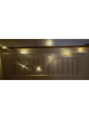 LED Pilli Dekoratif LED Işık Yılbaşı Süsü 2 Metre Duvar Dekor Hediye