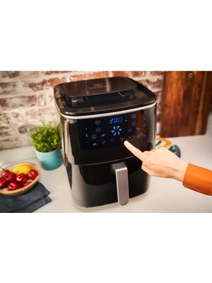 Tefal 6,5 Litre 3'ü 1 Arada + Fırına Kıyasla 2 Kat Daha Hızlı 7 Otomatik Programlı Premium Buharlı Fritöz,lambader hediye