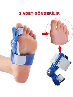 Başarı Ortopedi Ayak Baş Parmak Kemik Koruyucu Bunyon Kemik Çıkıntı Düzeltici Makaralı Gece Ateli Halluks 2 Adet