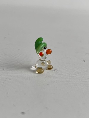 El Yapımı Mini Murano Cam Şirinler Biblo A151-04