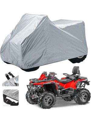 CoverPlus Kuba Predator 110 Atv Su Geçirmez Brandası -Gri