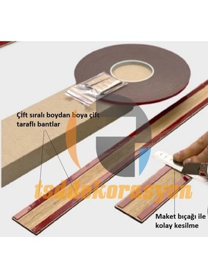 Woodhub Tsd Dekorasyon Ahşap Şerit Duvar Panelleri Ham