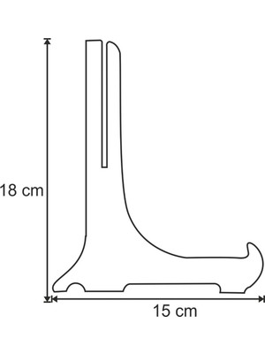 Hanedanev Teşhir Ayağı Çerçeve ve Tabak Teşhir Ayağı Stand Set Şeffaf Büyük Boy A4 Çerçevelere Uyumlu
