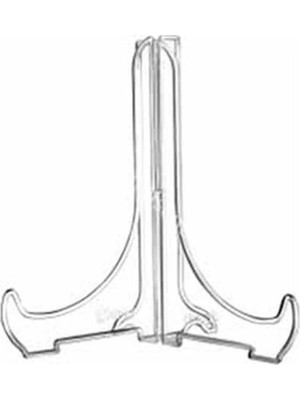 Hanedanev 5 Adet Teşhir Ayağı Çerçeve ve Tabak Teşhir Ayağı Stand Set Şeffaf A4 Çerçevelere Uyumlu