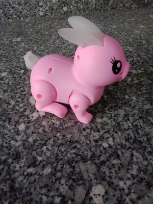 Duman Hareketli Müzkli Tavşan Oyuncak Figür